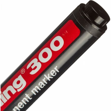 Маркер перманентный Edding E-300/1 черный (толщина линии 1.5-3 мм) Маркер перманентный Edding E-300/1 черный (толщина линии 1.5-3 мм)