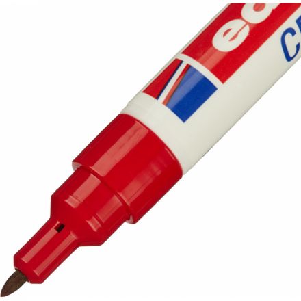 Маркер для CD Edding E-8400/2 красный (толщина линии письма 0.5-1мм)