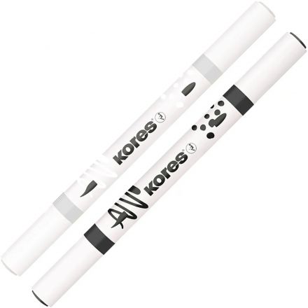 Набор маркеров Kreative Markers Acrylic duo tip 2цв в блистере, 23021