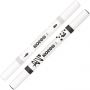 Набор маркеров Kreative Markers Acrylic duo tip 2цв в блистере, 23021