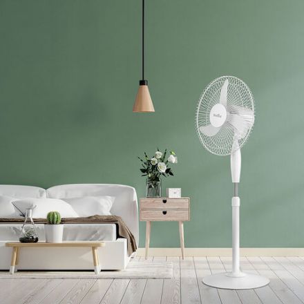 Вентилятор напольный, 3 режима, BALLU BFF–806, d=43 см, 40 Вт, белый, НС-1405127 Вентилятор напольный, 3 режима, BALLU BFF–806, d=43 см, 40 Вт, белый, НС-1405127