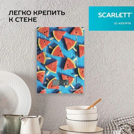 Весы кухонные Scarlett SC-KS57P78, Арбуз