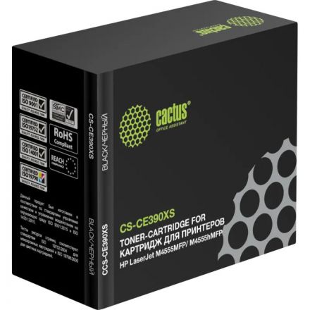 Картридж лазерный Cactus CS-CE390XS CE390X чер.пов.емк.для HP LJ 600M602 Картридж лазерный Cactus CS-CE390XS CE390X чер.пов.емк.для HP LJ 600M602