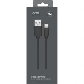 Кабель PERO, DC-03, 8-pin Lightning, 2.4А, 1м, черный Кабель PERO, DC-03, 8-pin Lightning, 2.4А, 1м, черный