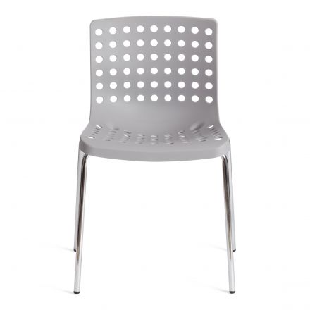 Стул Tetchair SKALBERG (mod. C-084-A) металл/пластик, 46 х 56 х 79 см, Grey (серый) / Chrome (хром) Стул Tetchair SKALBERG (mod. C-084-A) металл/пластик, 46 х 56 х 79 см, Grey (серый) / Chrome (хром)