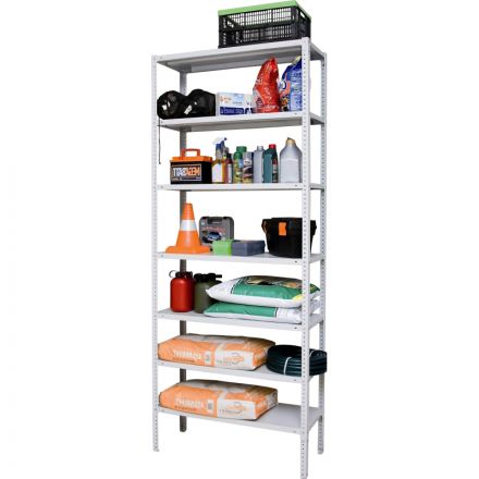 Стеллаж металлический 0MX_P_МС-257/600 с 7-ю полками 1000x600x2500 Стеллаж металлический 0MX_P_МС-257/600 с 7-ю полками 1000x600x2500