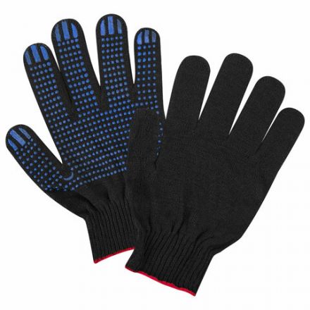 Перчатки хлопчатобумажные, КОМПЛЕКТ 100 ПАР, 10 класс, 40-42 г, 116 текс, ПВХ-точка, LAIMA ЛЮКС ЧЕРНЫЕ, 608677 Перчатки хлопчатобумажные, КОМПЛЕКТ 100 ПАР, 10 класс, 40-42 г, 116 текс, ПВХ-точка, LAIMA ЛЮКС ЧЕРНЫЕ, 608677