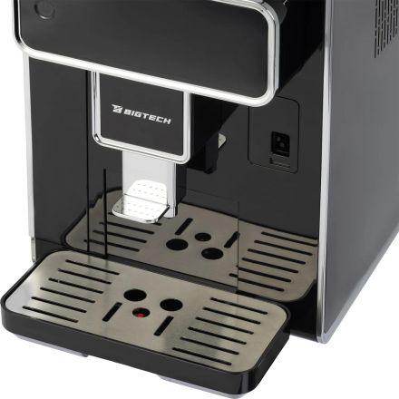 Кофемашина автоматическая BigTech DСМ308,с емк для м-ка,1,5л,зерн 300г,черн