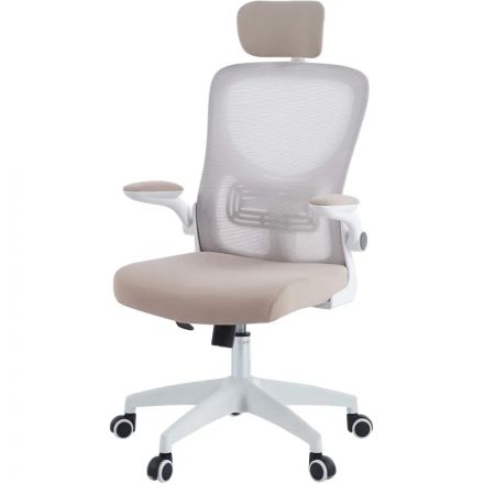 Кресло VT_Chairman CH633 белый пластик, бежевый Кресло VT_Chairman CH633 белый пластик, бежевый