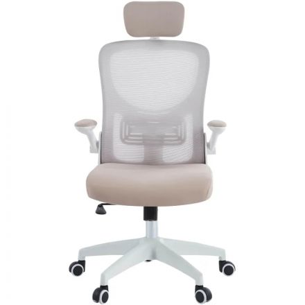 Кресло VT_Chairman CH633 белый пластик, бежевый Кресло VT_Chairman CH633 белый пластик, бежевый