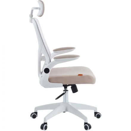 Кресло VT_Chairman CH633 белый пластик, бежевый Кресло VT_Chairman CH633 белый пластик, бежевый