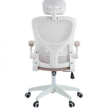 Кресло VT_Chairman CH633 белый пластик, бежевый Кресло VT_Chairman CH633 белый пластик, бежевый