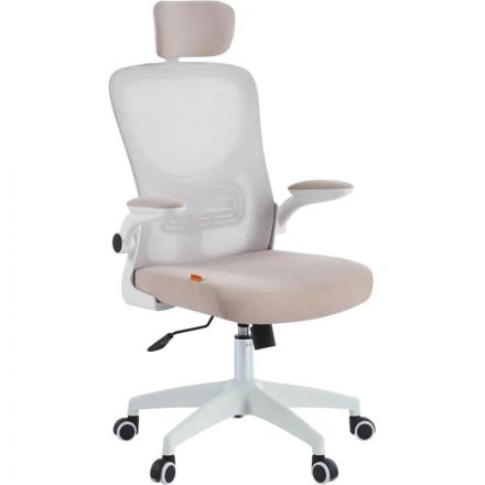 Кресло VT_Chairman CH633 белый пластик, бежевый Кресло VT_Chairman CH633 белый пластик, бежевый