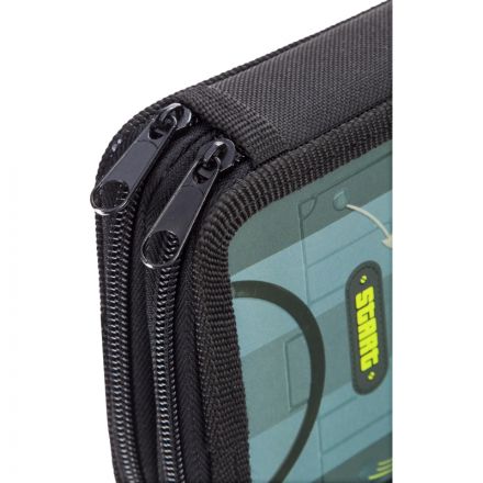 Пенал №1School Football 2 отд., ламинат, выборочный лак, 190x110 мм, ПКК 11