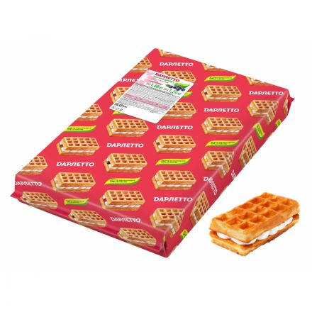 Вафли Дарлетто  мягкие со взбитыми сливками с черникой,  1,08кг