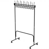 Вешалка TI_гардеробная СКР черная на колесиках Вешалка TI_гардеробная СКР черная на колесиках