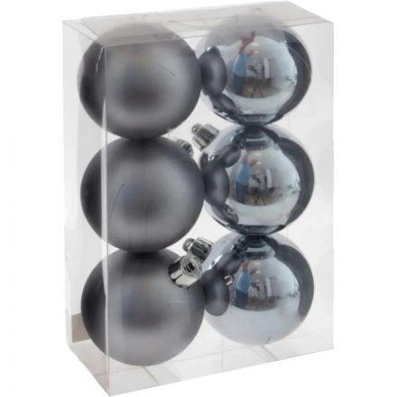 Набор шаров из 6шт Шар, D 6 см, L6 W6 H7 см, 753622 Набор шаров из 6шт Шар, D 6 см, L6 W6 H7 см, 753622