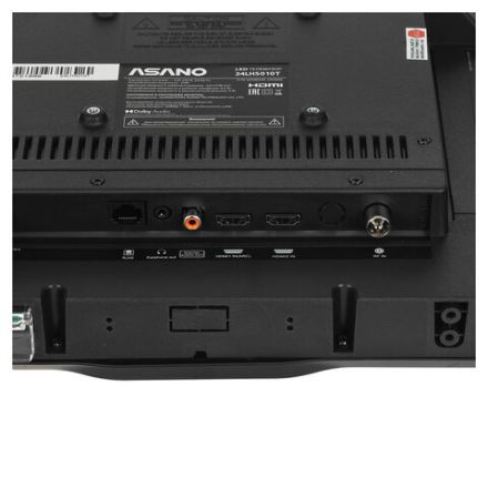 Телевизор ASANO 24LH5010T, 24" (60 см), 1366x768, HD, 16:9, Салют ТВ, Wi-Fi, черный Телевизор ASANO 24LH5010T, 24" (60 см), 1366x768, HD, 16:9, Салют ТВ, Wi-Fi, черный
