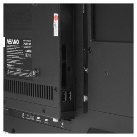 Телевизор ASANO 24LH5010T, 24" (60 см), 1366x768, HD, 16:9, Салют ТВ, Wi-Fi, черный Телевизор ASANO 24LH5010T, 24" (60 см), 1366x768, HD, 16:9, Салют ТВ, Wi-Fi, черный