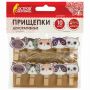 Прищепки декоративные "Котики", 10 штук, 3,5 см, ассорти, со шпагатом, ОСТРОВ СОКРОВИЩ, 662673 Прищепки декоративные "Котики", 10 штук, 3,5 см, ассорти, со шпагатом, ОСТРОВ СОКРОВИЩ, 662673