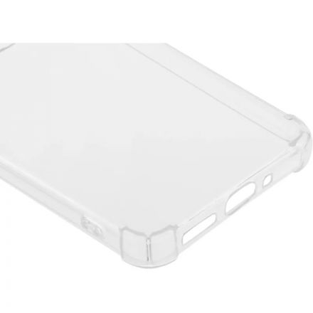 Чехол накладка PERO силикон для Xiaomi Poco C75 прозрачный усиленный Чехол накладка PERO силикон для Xiaomi Poco C75 прозрачный усиленный