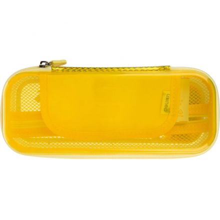Пенал школьный Deli, 225×85×45 мм, цвет желтый, 67041