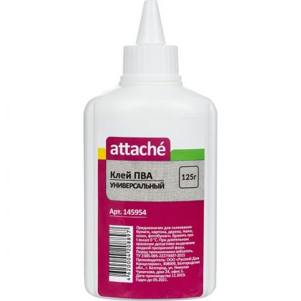 Клей ПВА Attache 125 г