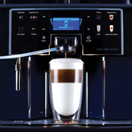 Кофемашина SAECO AULIKA EVO FOCUS, 1400 Вт, объем 2,5 л, для зерен 500 г, автокапучинатор, черная, 10000040 Кофемашина SAECO AULIKA EVO FOCUS, 1400 Вт, объем 2,5 л, для зерен 500 г, автокапучинатор, черная, 10000040