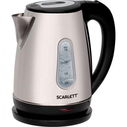 Чайник SCARLETT SC-EK21S36, электрический, 2200Вт, 1.8л, сталь Чайник SCARLETT SC-EK21S36, электрический, 2200Вт, 1.8л, сталь