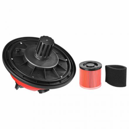 Пылесос хозяйственный ЗУБР ПУ-60-1400, 1400 Вт, сухая/влажная уборка, сила всасывания, ПУ-60-1400 М4