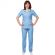 Костюм для медицинского персонала м09-КБР серо-голуб (р.56-58) 158-164 Костюм для медицинского персонала м09-КБР серо-голуб (р.56-58) 158-164