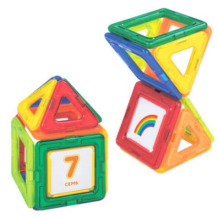 Магнитный конструктор MAGNETIC BLOCKS-19, 19 деталей, BRAUBERG KIDS, 663843 Магнитный конструктор MAGNETIC BLOCKS-19, 19 деталей, BRAUBERG KIDS, 663843
