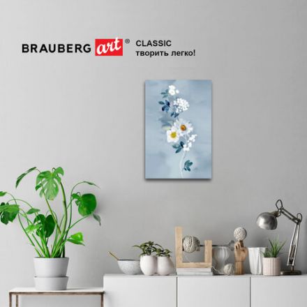 Холст на подрамнике BRAUBERG ART CLASSIC, 40х60 см, 420 г/м2, 45% хлопок 55% лен, среднее зерно, 191658 Холст на подрамнике BRAUBERG ART CLASSIC, 40х60 см, 420 г/м2, 45% хлопок 55% лен, среднее зерно, 191658
