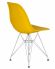 Стул обеденный DOBRIN DSR, ножки хром, цвет желтый (Y-01)
