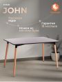 Стол TetChair Джон/John (мод.T1001) МДФ/дерево, 120х80х75см, черный/натуральный