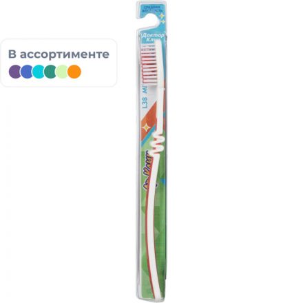 Зубная щетка Доктор Клин L38 медиум Зубная щетка Доктор Клин L38 медиум