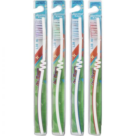 Зубная щетка Доктор Клин L38 медиум Зубная щетка Доктор Клин L38 медиум