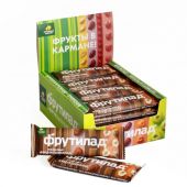 Батончик финиковый ФРУТИЛАД с фундуком и шоколадом, 20 шт. по 42 г в шоубоксе, 17448