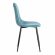 Стул Tetchair BREEZE (mod. 4724) вельвет/металл, 44 х 53 х 87 см, Light pale green (тёмно-бирюзовый ) HLR60 / черный