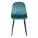 Стул Tetchair BREEZE (mod. 4724) вельвет/металл, 44 х 53 х 87 см, Light pale green (тёмно-бирюзовый ) HLR60 / черный