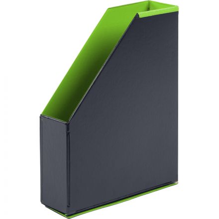 Вертикальный накопитель Bantex Модерн картонный зеленый ширина 70 мм