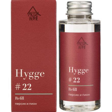 Аромадиффузор Наполнитель  Хюгге #22 Персик и пион 100 мл, АР 100-579