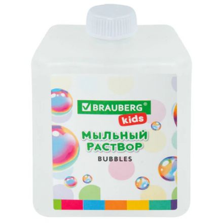 Мыльные пузыри Фонтан Генератор со звуком салюта, раствор 240 мл, BRAUBERG KIDS, 665150