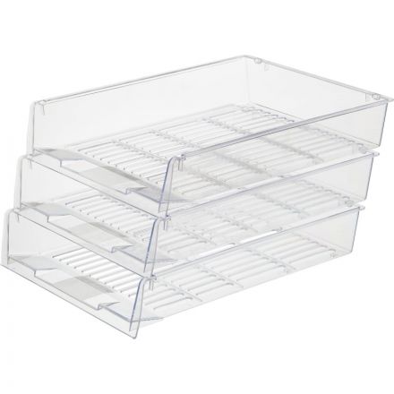 Лоток для бумаг Attache решетчатый прозрачный Лоток для бумаг Attache решетчатый прозрачный