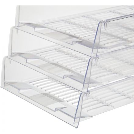 Лоток для бумаг Attache решетчатый прозрачный Лоток для бумаг Attache решетчатый прозрачный