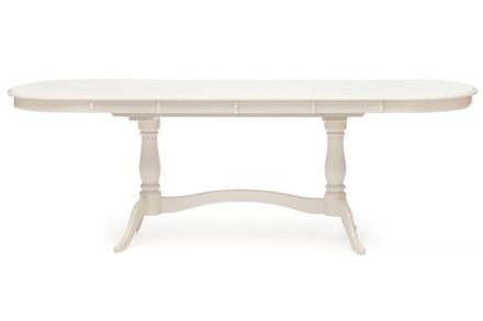 Стол Tetchair раскладной Siena ( SA-T6EX2L ), дерево гевея/мдф, 150+35+35х80х75см, ivory white (слоновая кость 2-5)