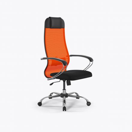 Кресло ErgoLife Set 11/подл.131/осн.Sit 003 Оранжевый-Черный