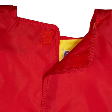 Набор для уроков труда ЮНЛАНДИЯ, клеенка ПВХ 40x69 см, фартук-накидка с рукавами, красный, 228356 Набор для уроков труда ЮНЛАНДИЯ, клеенка ПВХ 40x69 см, фартук-накидка с рукавами, красный, 228356