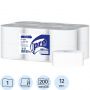 Бумага туалетная д/дисп Protissue 1сл 12рул 200м С231