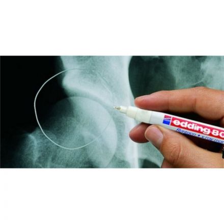 Маркер промышленный Edding E-8010 для глянцевых поверхностей и пленок белый (0.8 мм) Маркер промышленный Edding E-8010 для глянцевых поверхностей и пленок белый (0.8 мм)